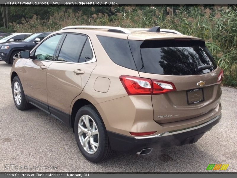 Sandy Ridge Metallic / Jet Black 2019 Chevrolet Equinox LT AWD