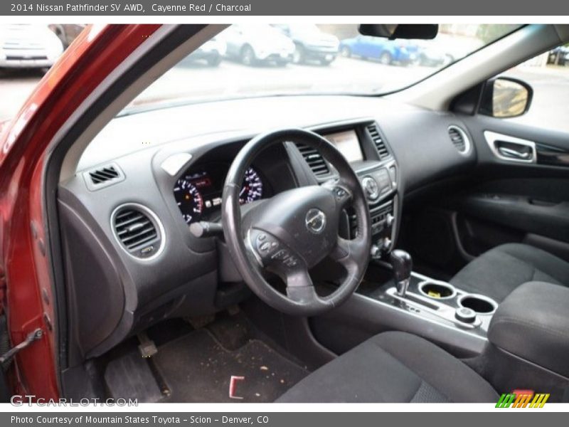 Cayenne Red / Charcoal 2014 Nissan Pathfinder SV AWD