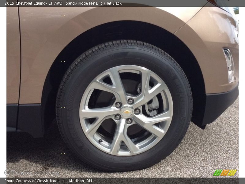 Sandy Ridge Metallic / Jet Black 2019 Chevrolet Equinox LT AWD