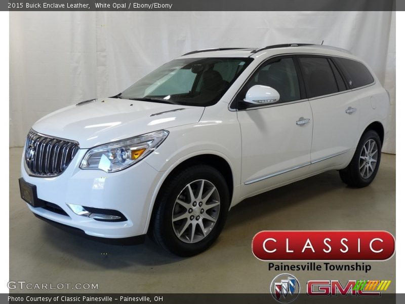 White Opal / Ebony/Ebony 2015 Buick Enclave Leather