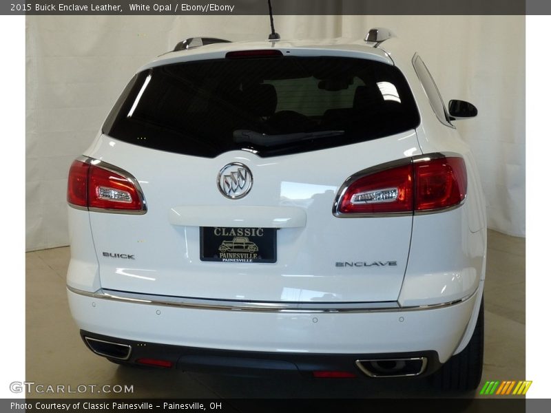 White Opal / Ebony/Ebony 2015 Buick Enclave Leather