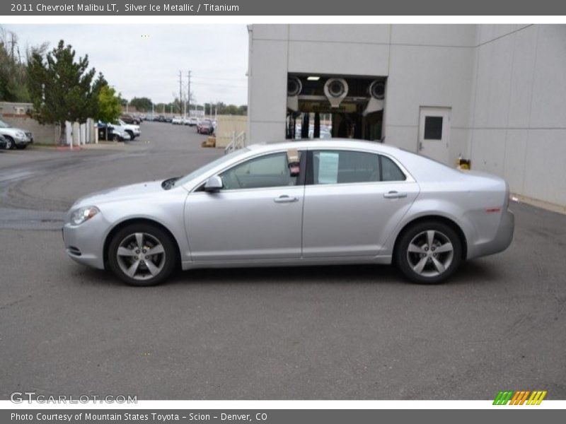 Silver Ice Metallic / Titanium 2011 Chevrolet Malibu LT