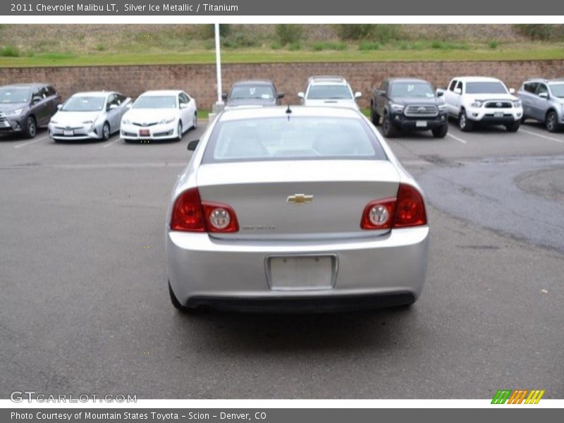 Silver Ice Metallic / Titanium 2011 Chevrolet Malibu LT