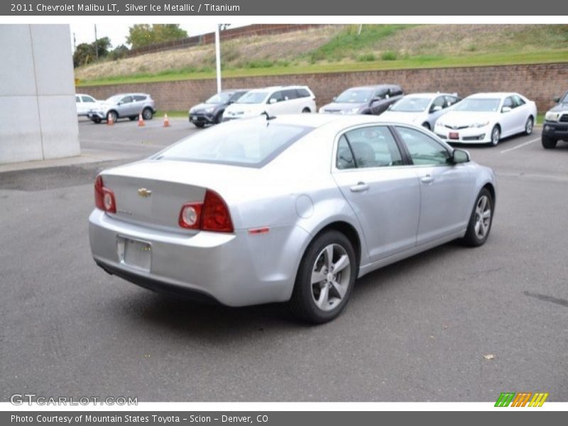 Silver Ice Metallic / Titanium 2011 Chevrolet Malibu LT