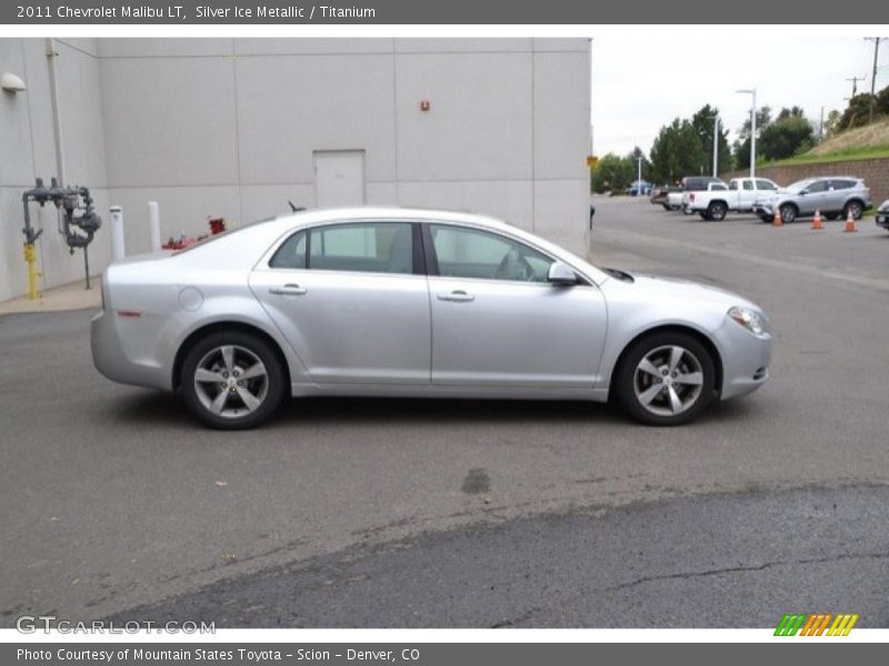 Silver Ice Metallic / Titanium 2011 Chevrolet Malibu LT