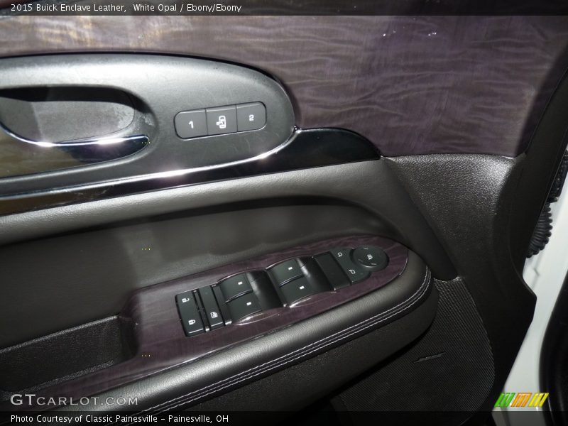 White Opal / Ebony/Ebony 2015 Buick Enclave Leather