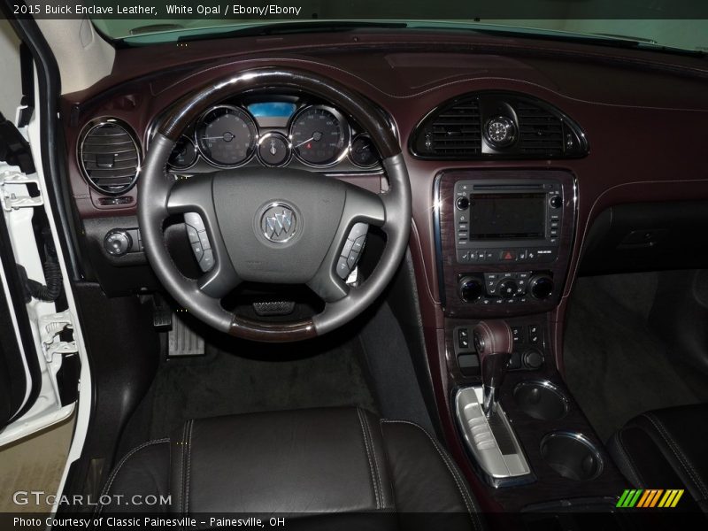 White Opal / Ebony/Ebony 2015 Buick Enclave Leather