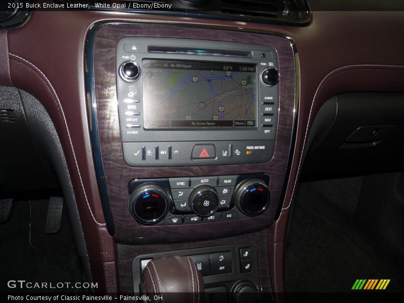 White Opal / Ebony/Ebony 2015 Buick Enclave Leather
