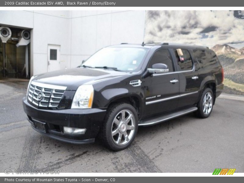 Black Raven / Ebony/Ebony 2009 Cadillac Escalade ESV AWD