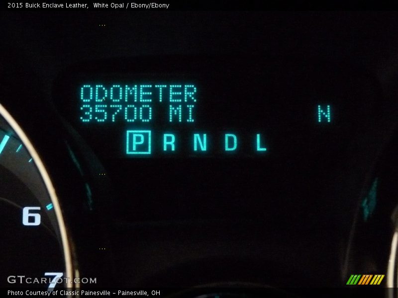 White Opal / Ebony/Ebony 2015 Buick Enclave Leather