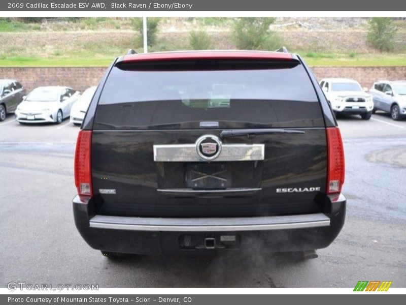 Black Raven / Ebony/Ebony 2009 Cadillac Escalade ESV AWD