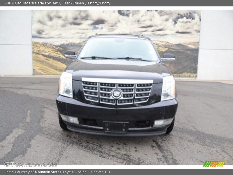 Black Raven / Ebony/Ebony 2009 Cadillac Escalade ESV AWD