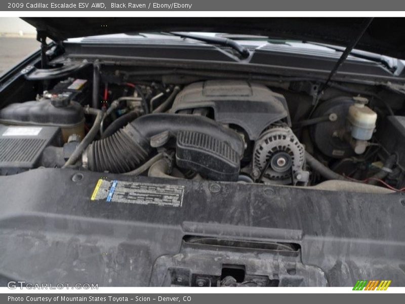 Black Raven / Ebony/Ebony 2009 Cadillac Escalade ESV AWD