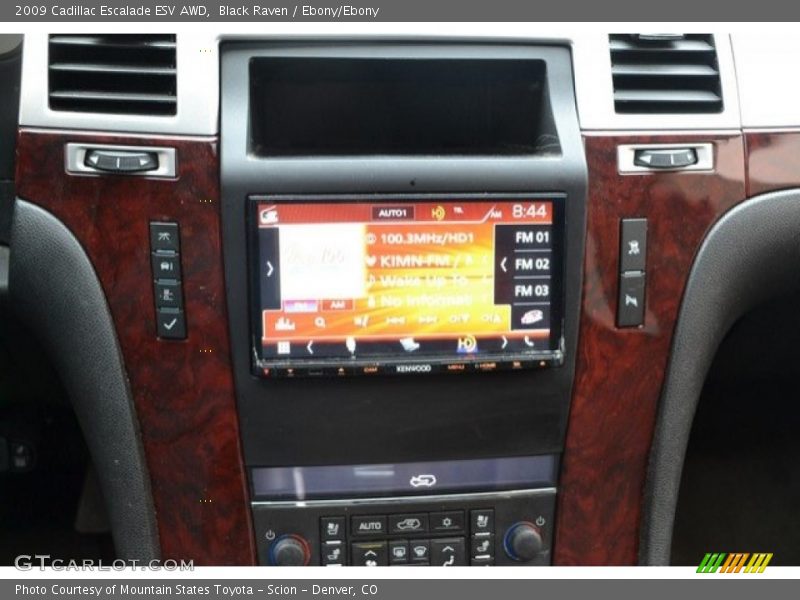 Black Raven / Ebony/Ebony 2009 Cadillac Escalade ESV AWD