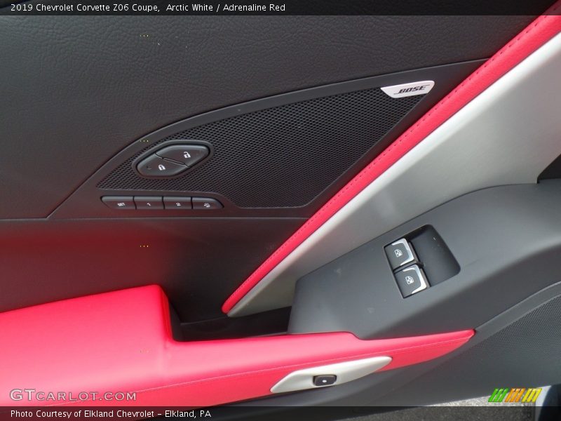 Arctic White / Adrenaline Red 2019 Chevrolet Corvette Z06 Coupe