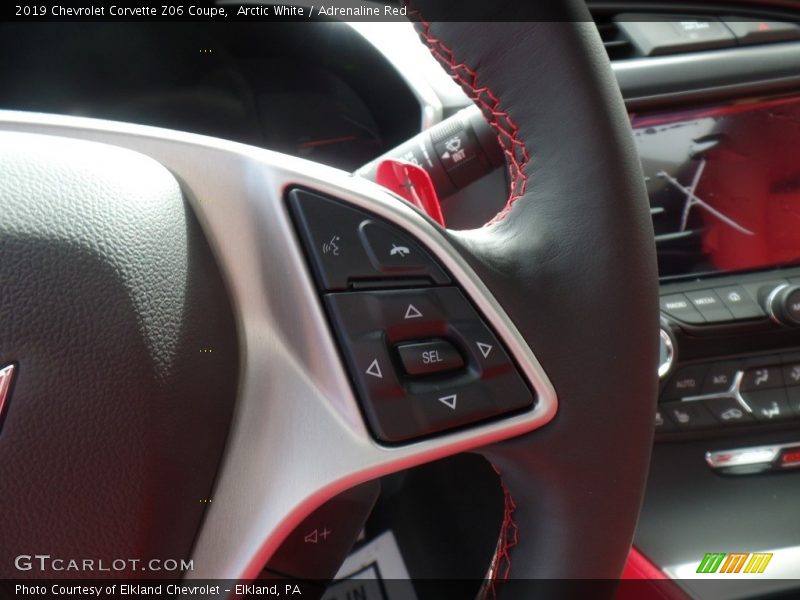 Arctic White / Adrenaline Red 2019 Chevrolet Corvette Z06 Coupe