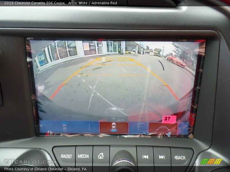 Arctic White / Adrenaline Red 2019 Chevrolet Corvette Z06 Coupe