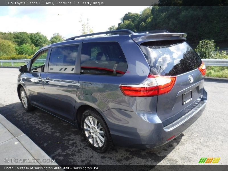 Shoreline Blue Pearl / Bisque 2015 Toyota Sienna XLE AWD