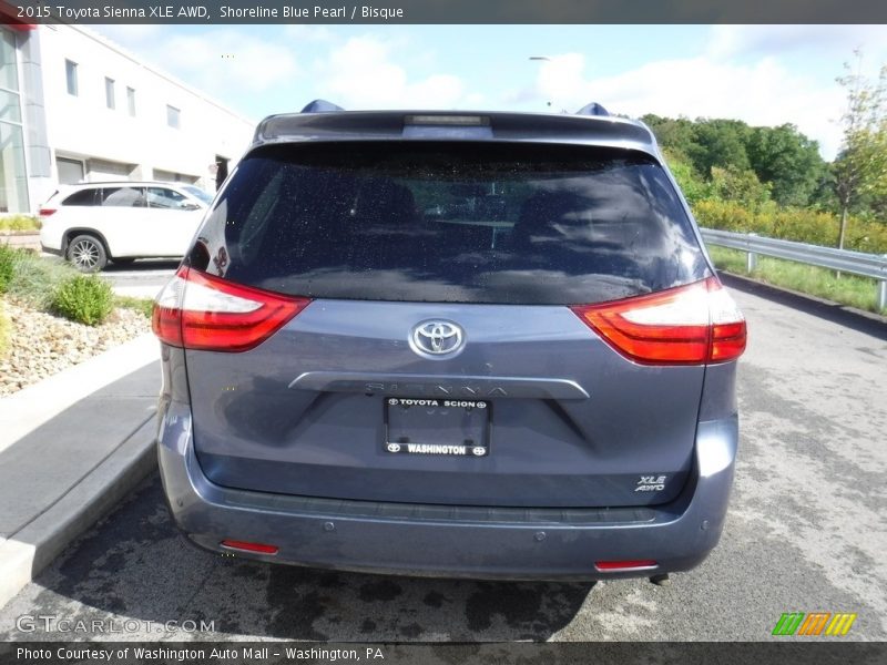 Shoreline Blue Pearl / Bisque 2015 Toyota Sienna XLE AWD
