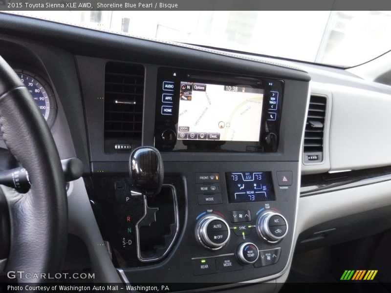 Shoreline Blue Pearl / Bisque 2015 Toyota Sienna XLE AWD