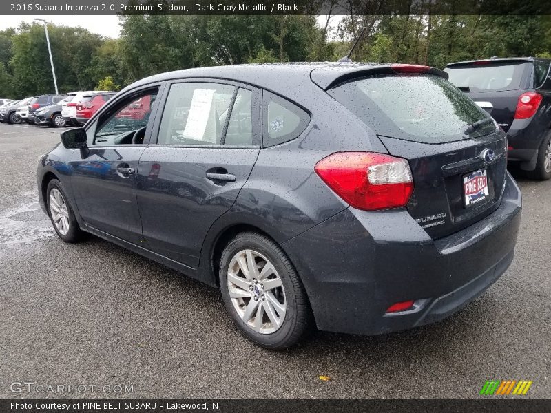 Dark Gray Metallic / Black 2016 Subaru Impreza 2.0i Premium 5-door