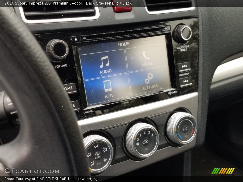 Dark Gray Metallic / Black 2016 Subaru Impreza 2.0i Premium 5-door