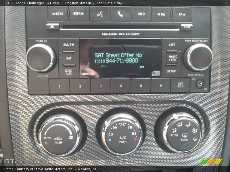 Tungsten Metallic / Dark Slate Gray 2012 Dodge Challenger R/T Plus
