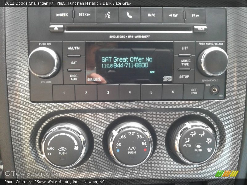 Tungsten Metallic / Dark Slate Gray 2012 Dodge Challenger R/T Plus
