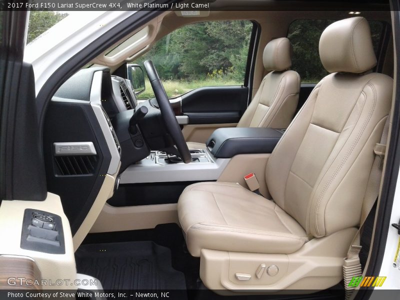 White Platinum / Light Camel 2017 Ford F150 Lariat SuperCrew 4X4