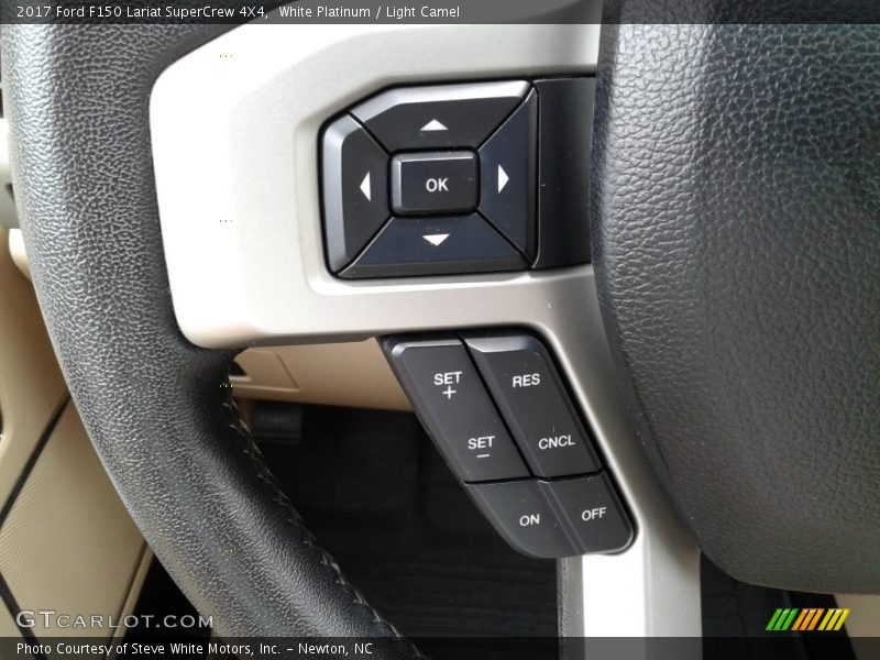 White Platinum / Light Camel 2017 Ford F150 Lariat SuperCrew 4X4