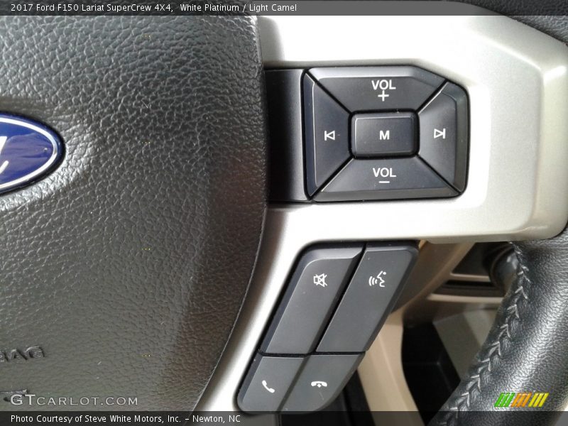 White Platinum / Light Camel 2017 Ford F150 Lariat SuperCrew 4X4