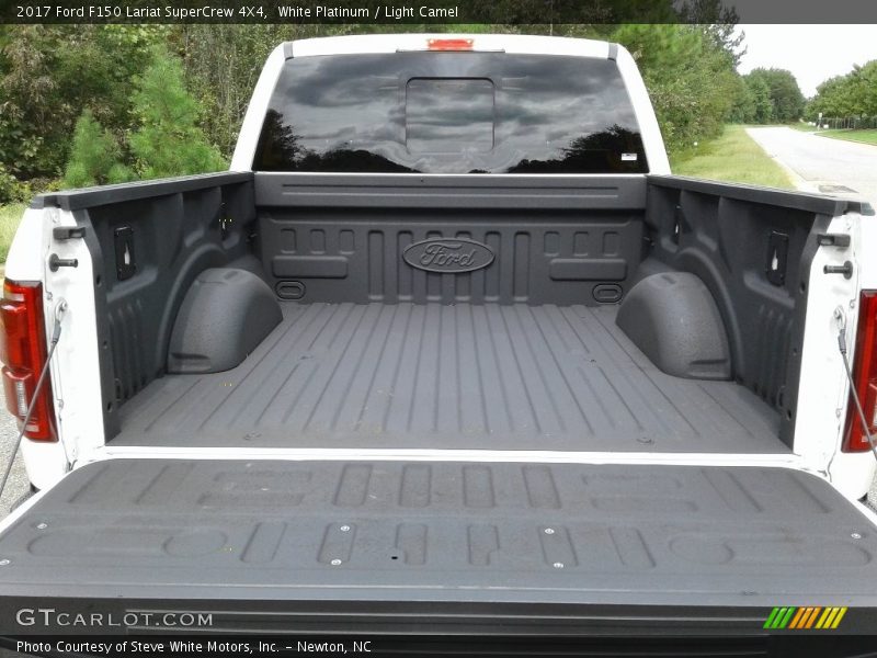 White Platinum / Light Camel 2017 Ford F150 Lariat SuperCrew 4X4