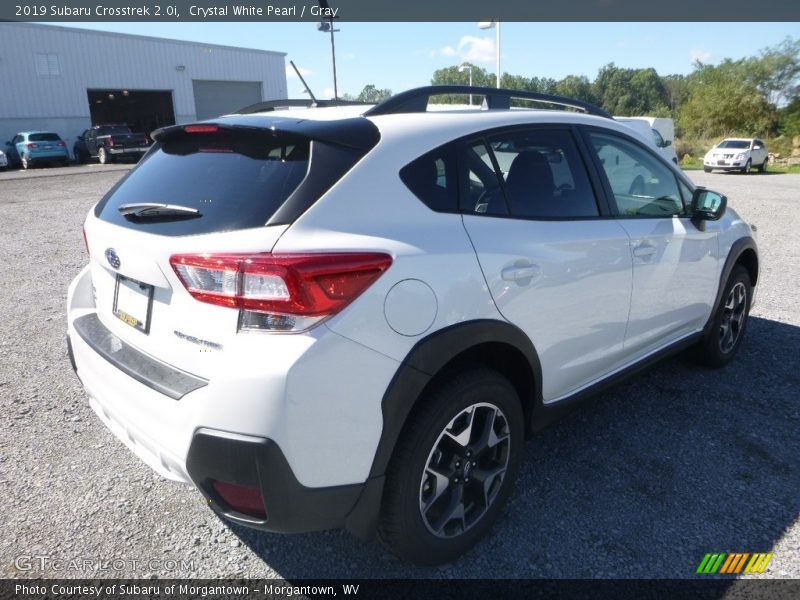 Crystal White Pearl / Gray 2019 Subaru Crosstrek 2.0i