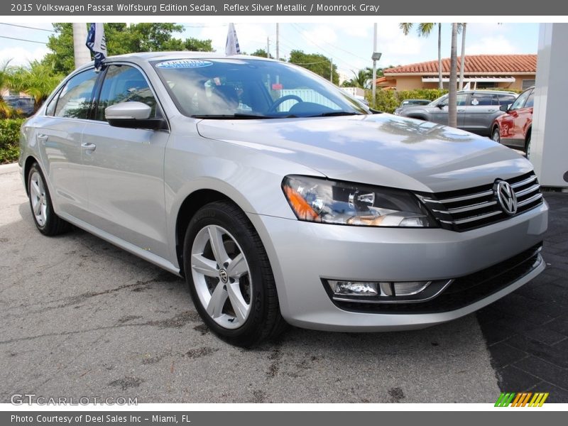 Reflex Silver Metallic / Moonrock Gray 2015 Volkswagen Passat Wolfsburg Edition Sedan