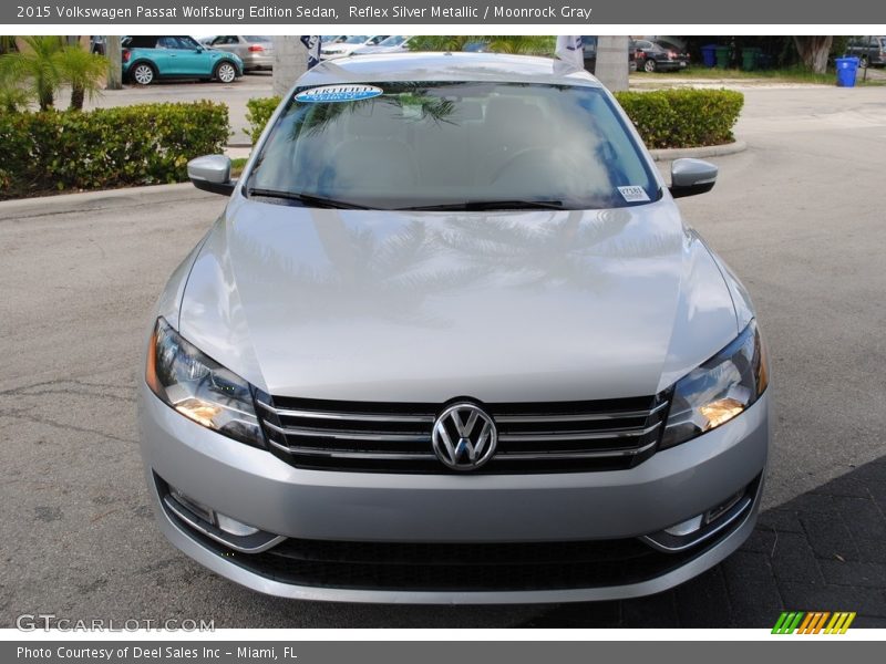 Reflex Silver Metallic / Moonrock Gray 2015 Volkswagen Passat Wolfsburg Edition Sedan