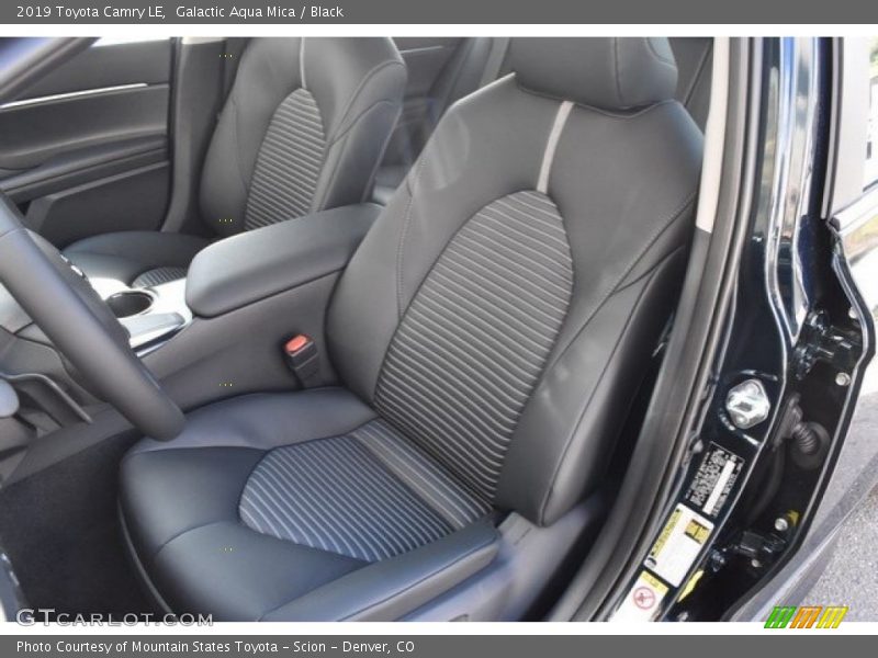 Front Seat of 2019 Camry LE