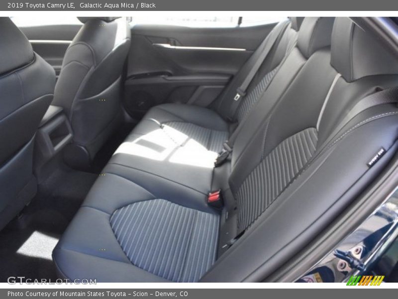 Rear Seat of 2019 Camry LE