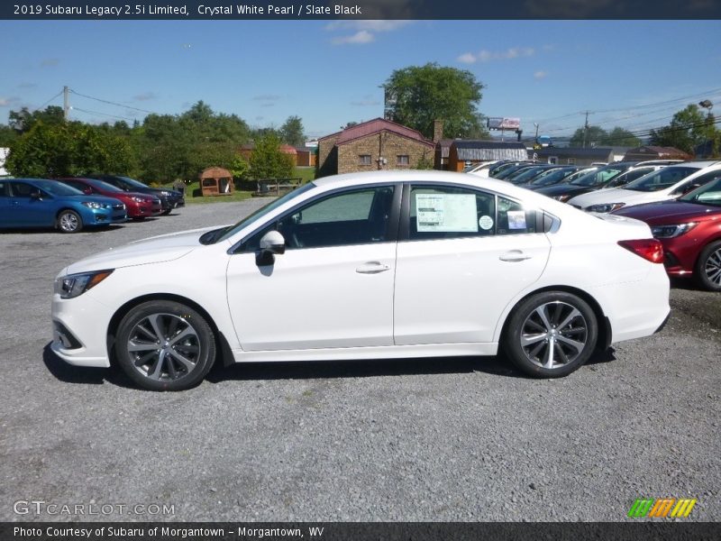 Crystal White Pearl / Slate Black 2019 Subaru Legacy 2.5i Limited