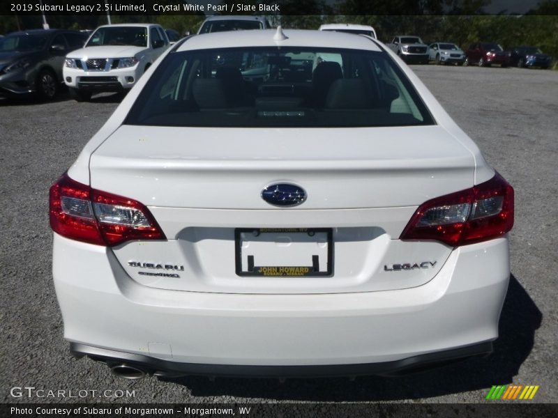 Crystal White Pearl / Slate Black 2019 Subaru Legacy 2.5i Limited