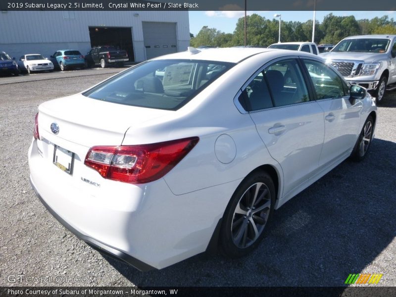Crystal White Pearl / Slate Black 2019 Subaru Legacy 2.5i Limited