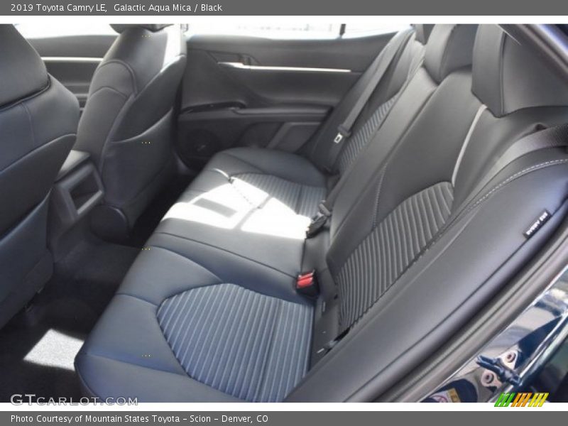 Galactic Aqua Mica / Black 2019 Toyota Camry LE