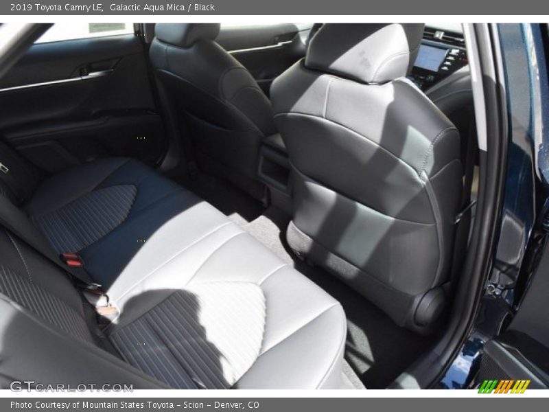 Galactic Aqua Mica / Black 2019 Toyota Camry LE