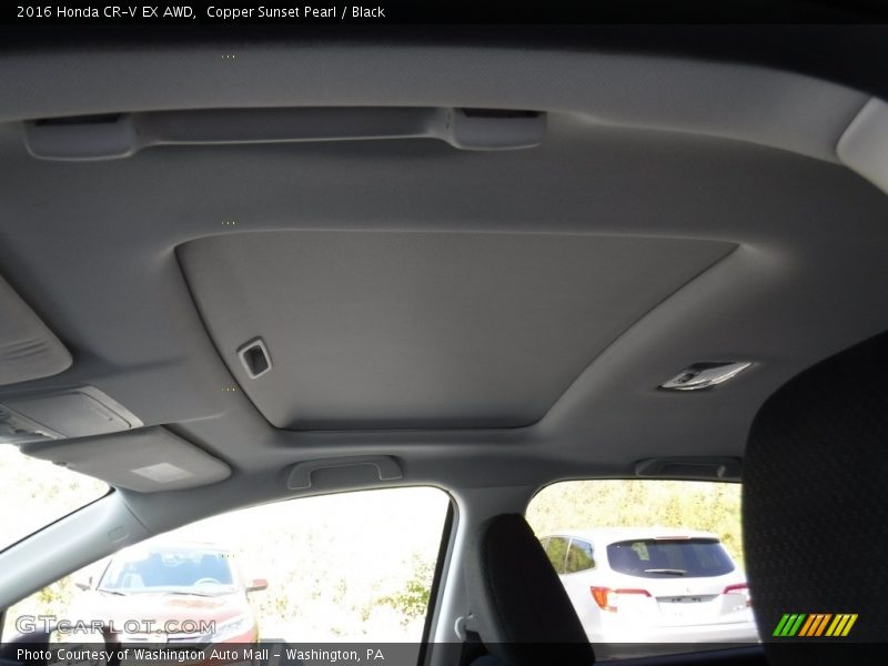 Copper Sunset Pearl / Black 2016 Honda CR-V EX AWD