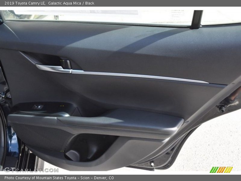 Galactic Aqua Mica / Black 2019 Toyota Camry LE