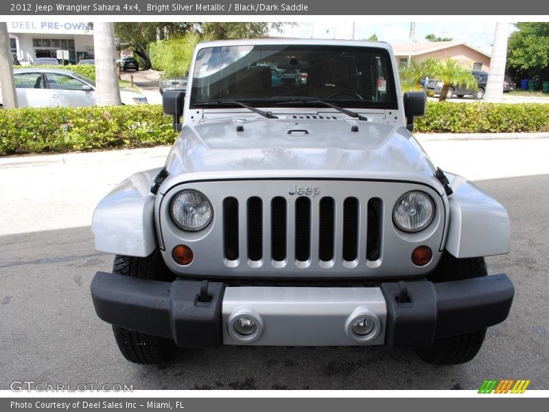 Bright Silver Metallic / Black/Dark Saddle 2012 Jeep Wrangler Sahara 4x4