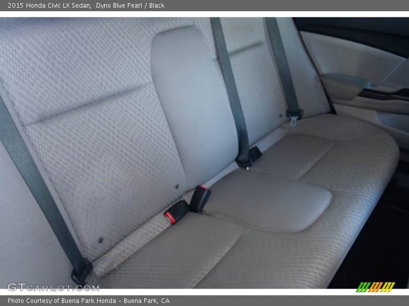 Dyno Blue Pearl / Black 2015 Honda Civic LX Sedan