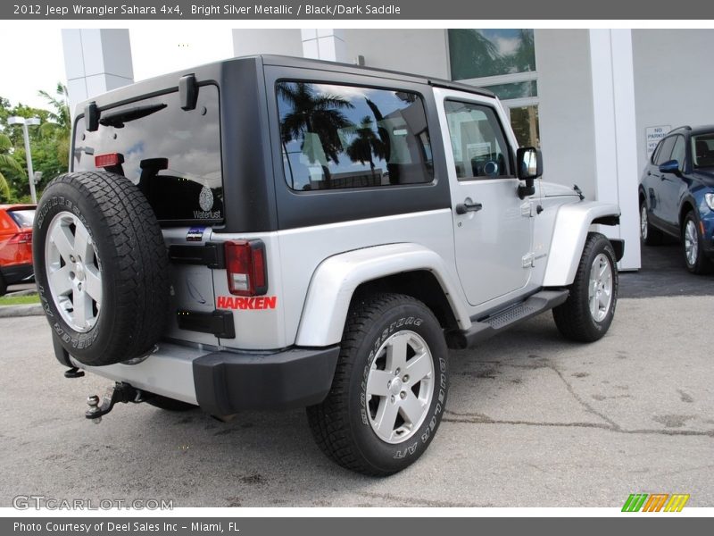 Bright Silver Metallic / Black/Dark Saddle 2012 Jeep Wrangler Sahara 4x4