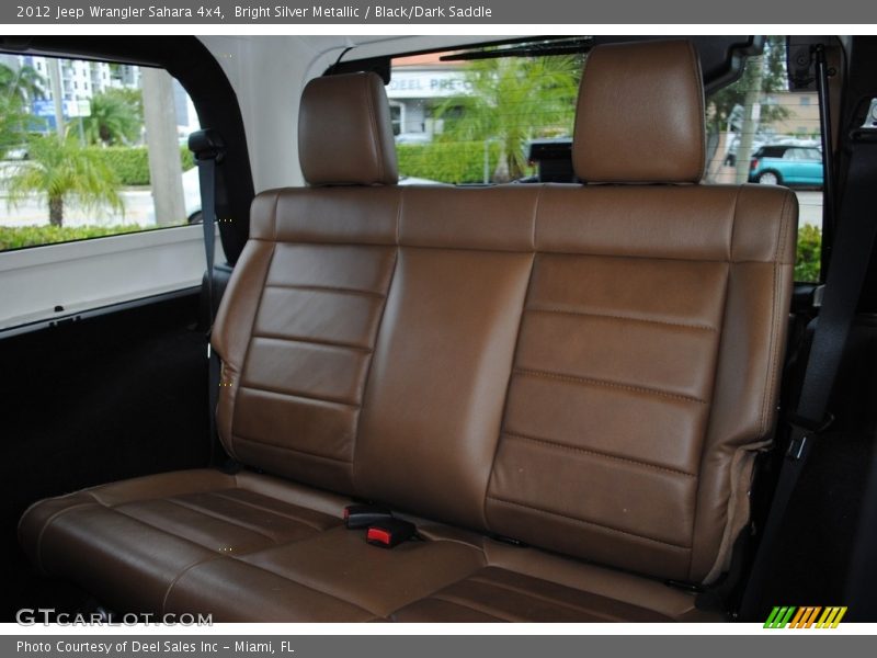 Bright Silver Metallic / Black/Dark Saddle 2012 Jeep Wrangler Sahara 4x4