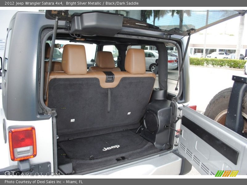 Bright Silver Metallic / Black/Dark Saddle 2012 Jeep Wrangler Sahara 4x4