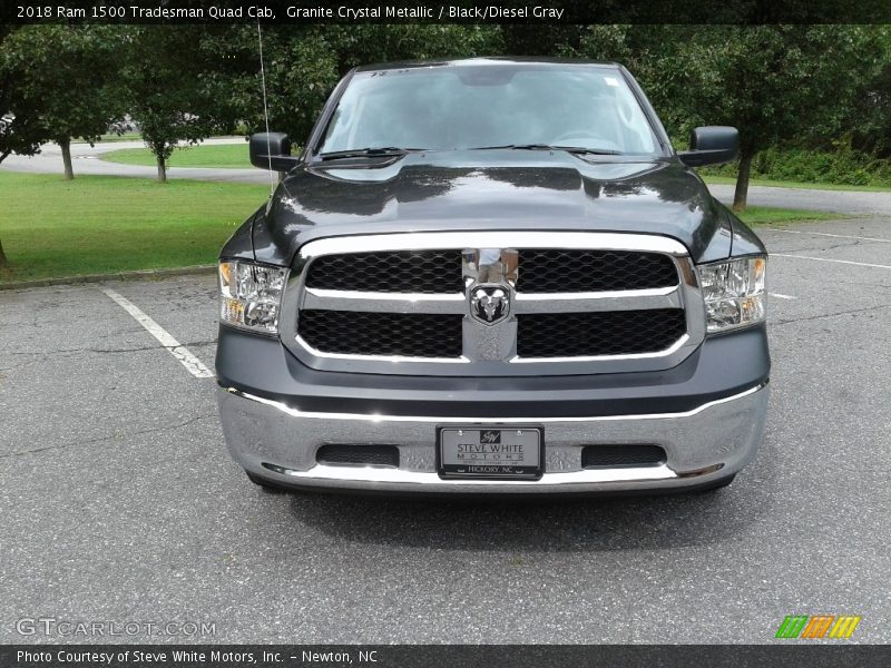 Granite Crystal Metallic / Black/Diesel Gray 2018 Ram 1500 Tradesman Quad Cab